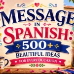 Message in Spanish 500+ Beautiful Ideas for Every Occasion