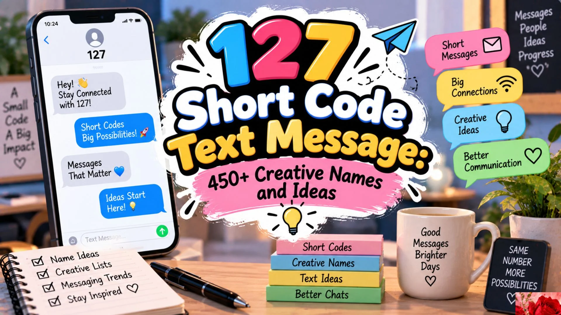 127 Short Code Text Message 450+ Creative Names and Ideas
