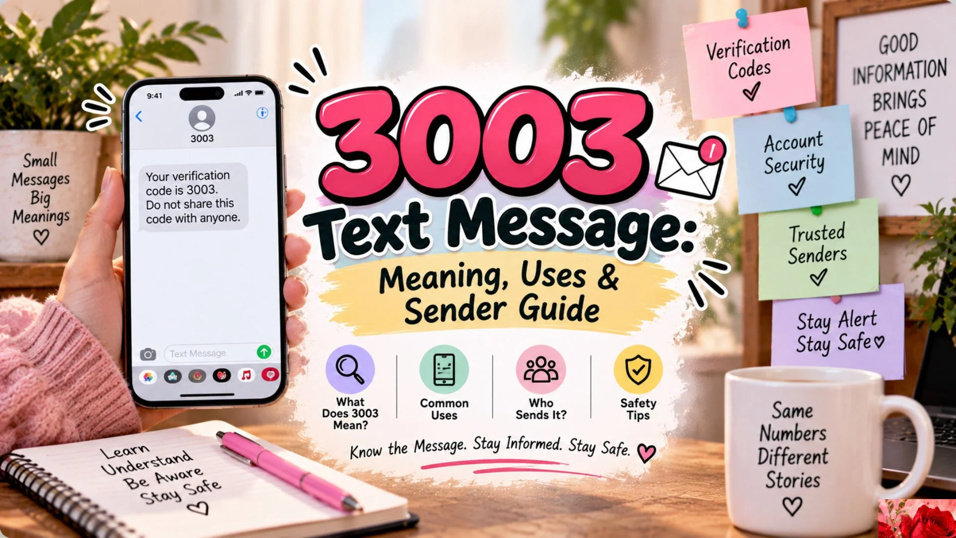 3003 Text Message Meaning, Uses & Sender Guide