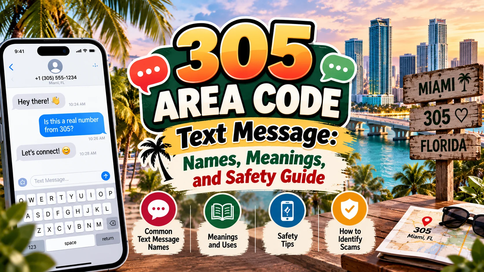 305 Area Code Text Message Names, Meanings, and Safety Guide