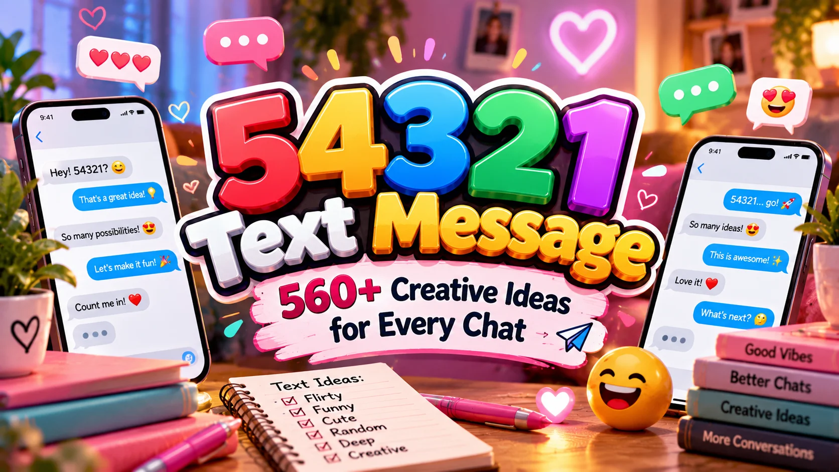 54321 Text Message 560+ Creative Ideas for Every Chat