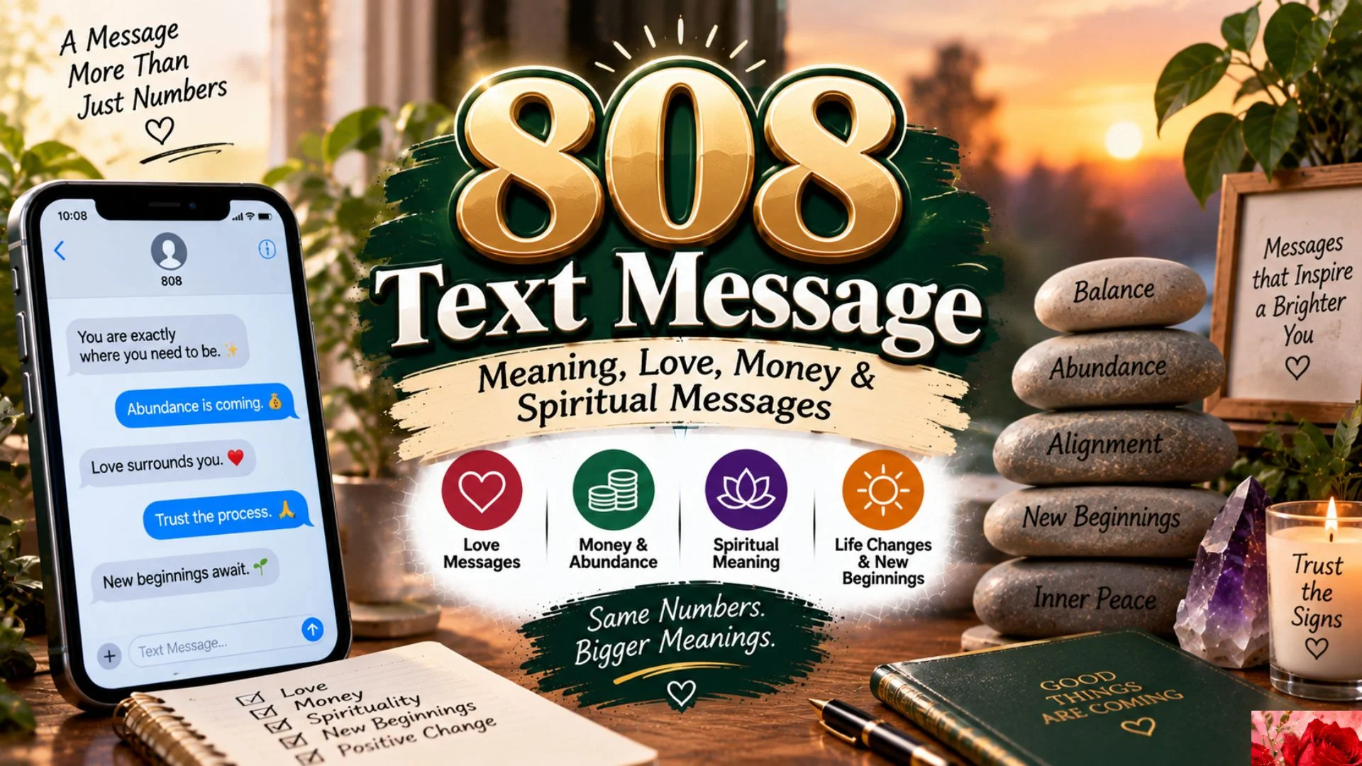 808 Text Message Meaning, Love, Money & Spiritual Messages
