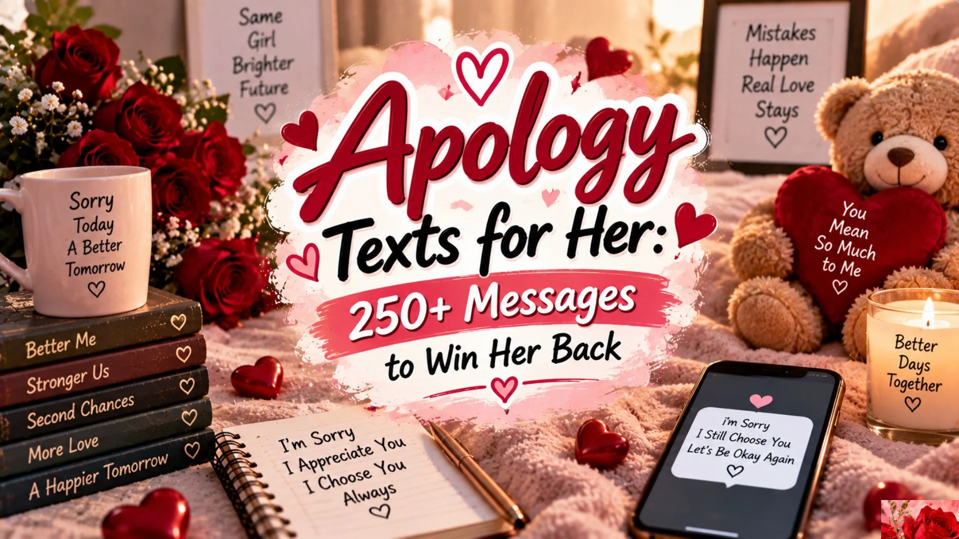 Apology Texts for Her 250+ Messages to Win Her Back