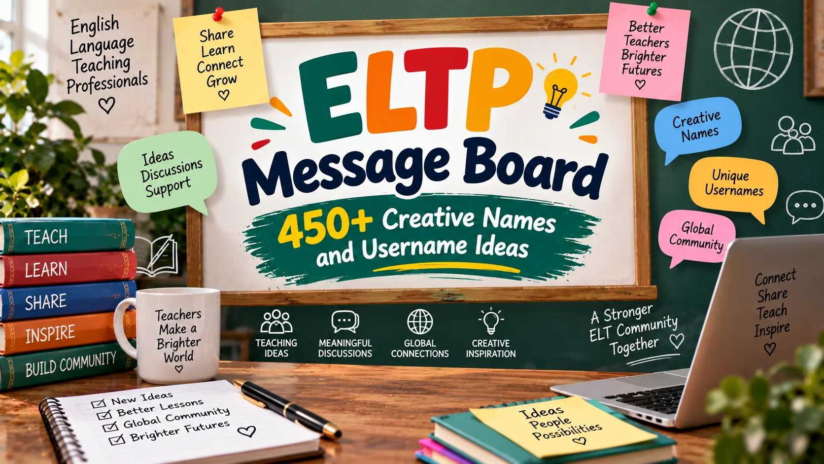ELTP Message Board 450+ Creative Names and Username Ideas