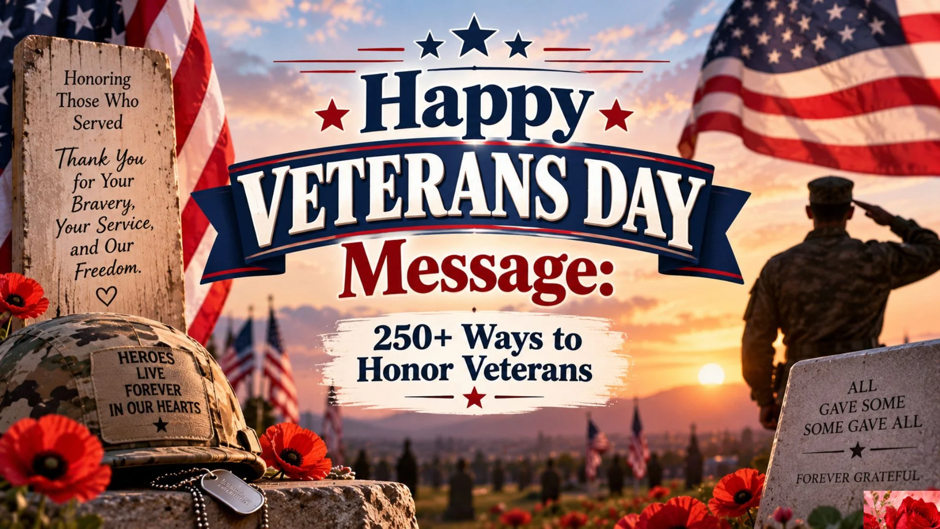 Happy Veterans Day Message 250+ Ways to Honor Veterans