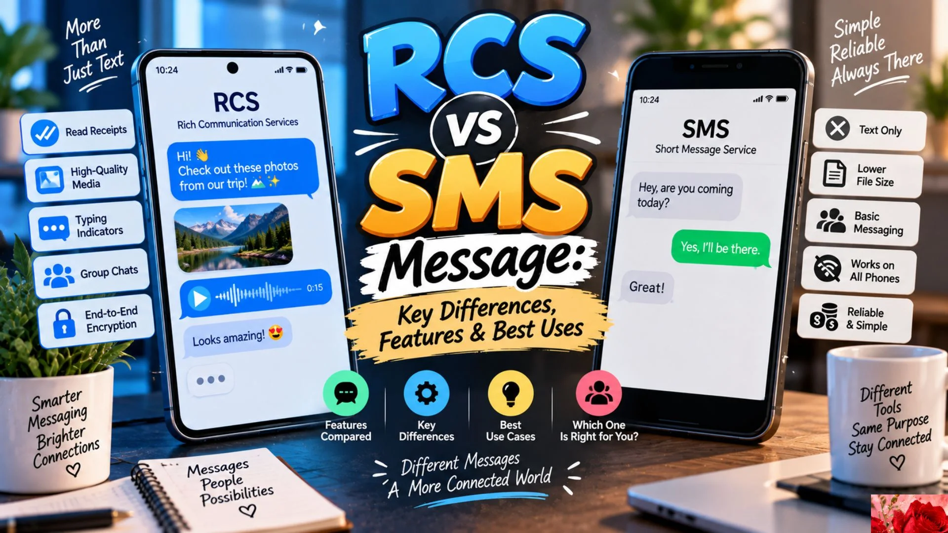 RCS vs SMS Message Key Differences, Features & Best Uses
