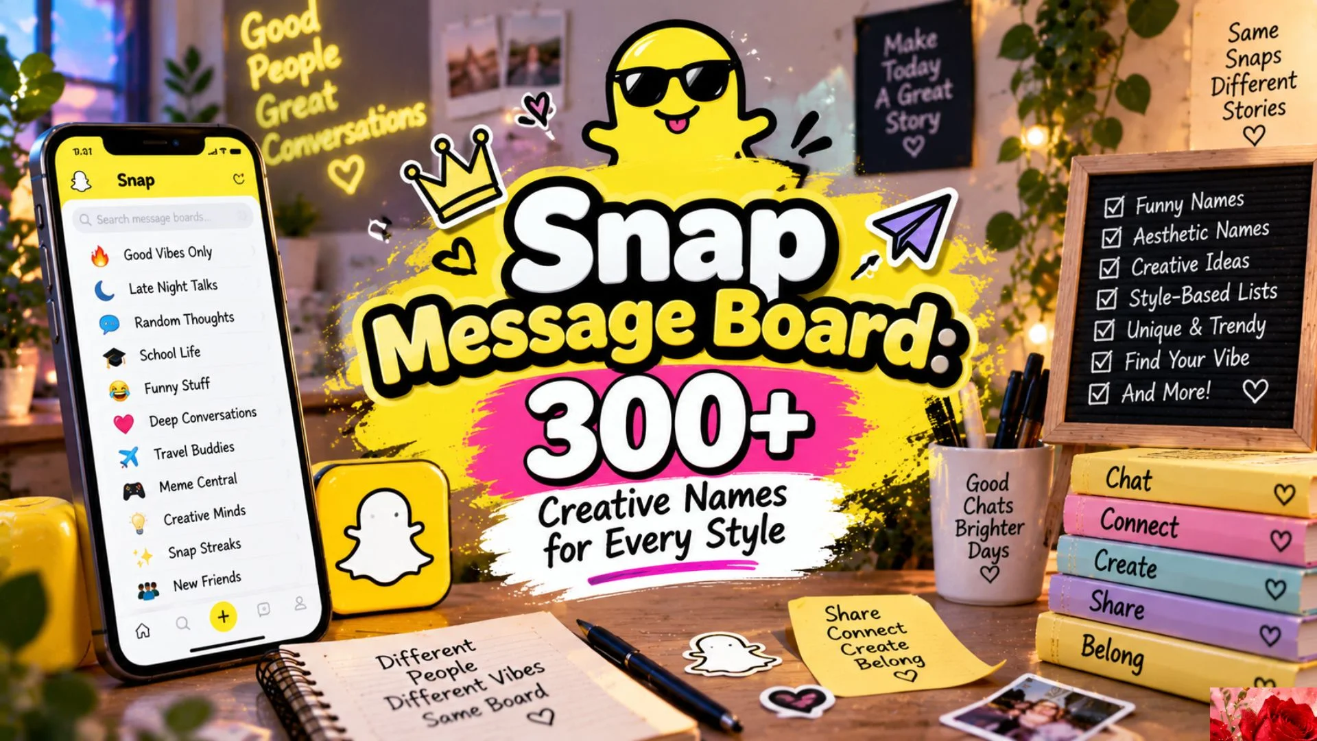 Snap Message Board 300+ Creative Names for Every Style
