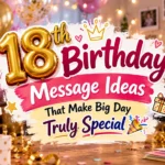 18th Birthday Message Ideas That Make Big Day Truly Special 🎉