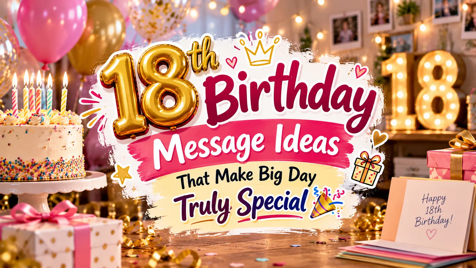 18th Birthday Message Ideas That Make Big Day Truly Special 🎉