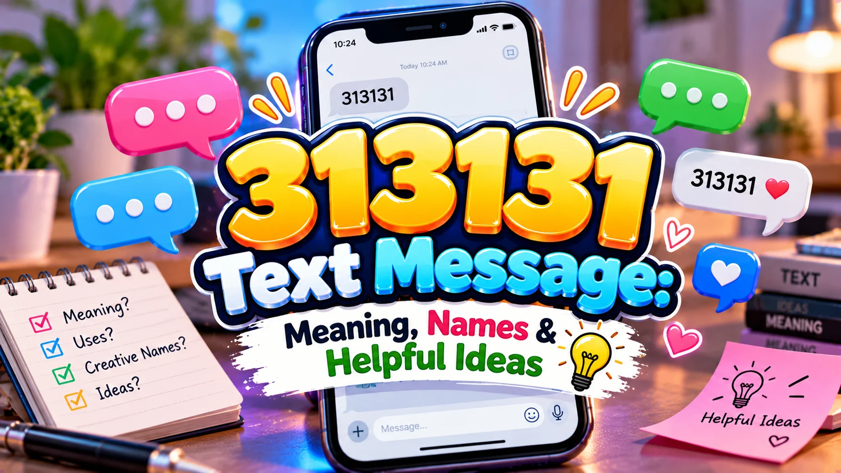 313131 Text Message Meaning, Names & Helpful Ideas