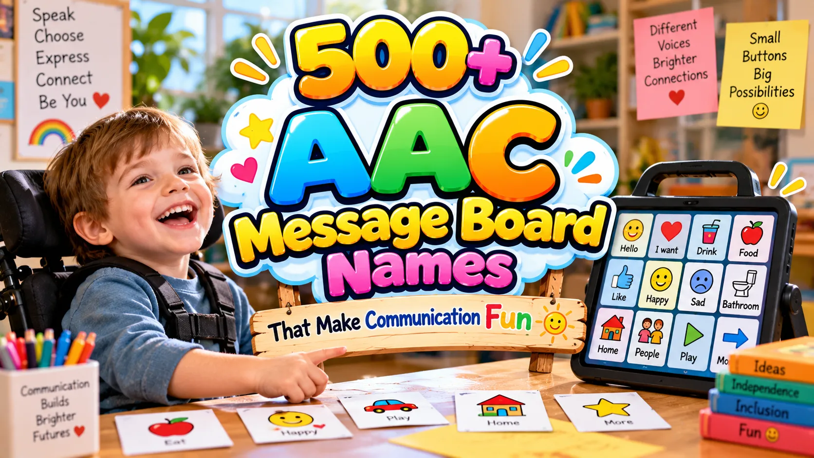 500+ AAC Message Board Names That Make Communication Fun