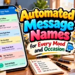 Automated Message Names for Every Mood and Occasion📱