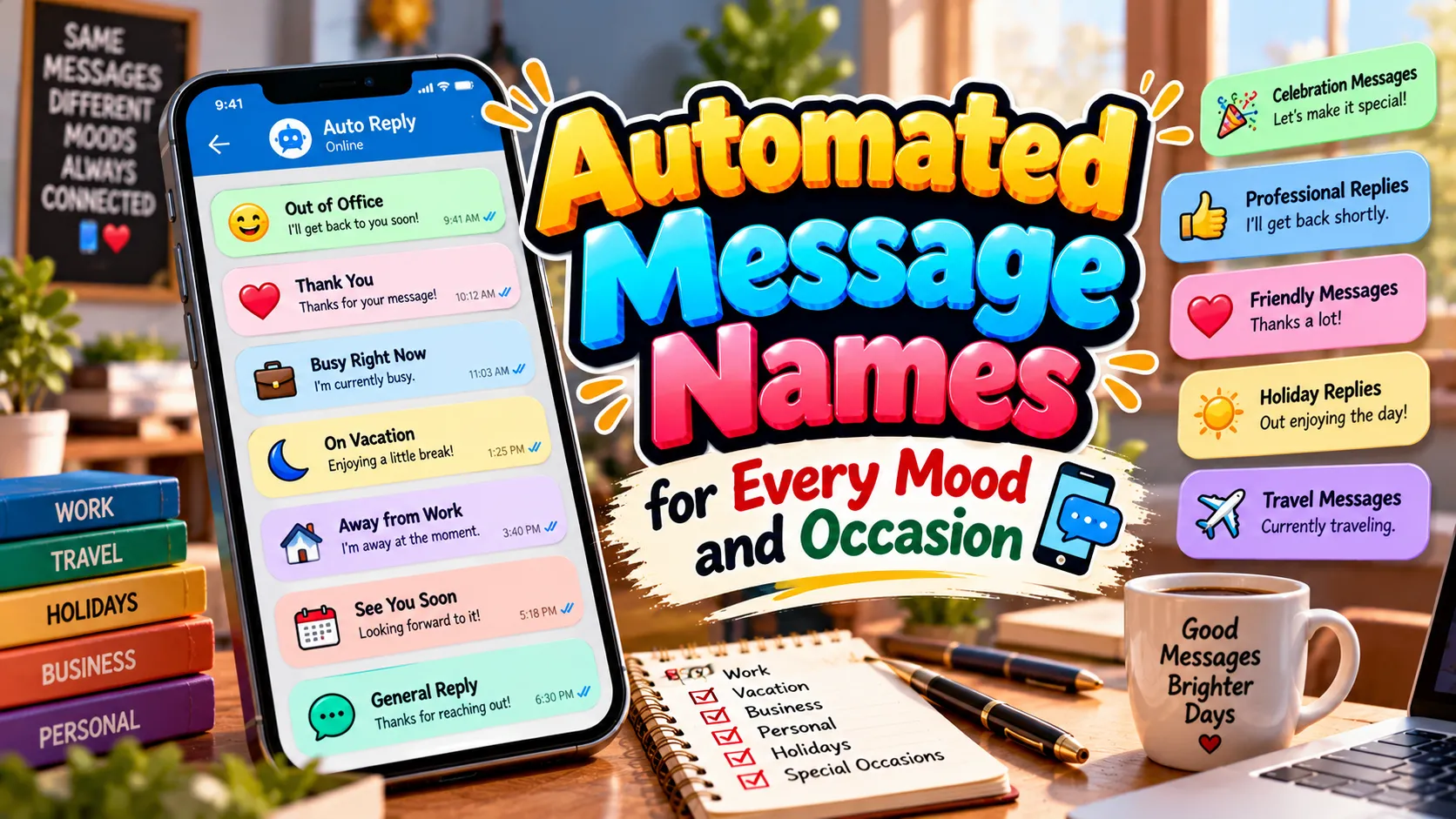 Automated Message Names for Every Mood and Occasion📱