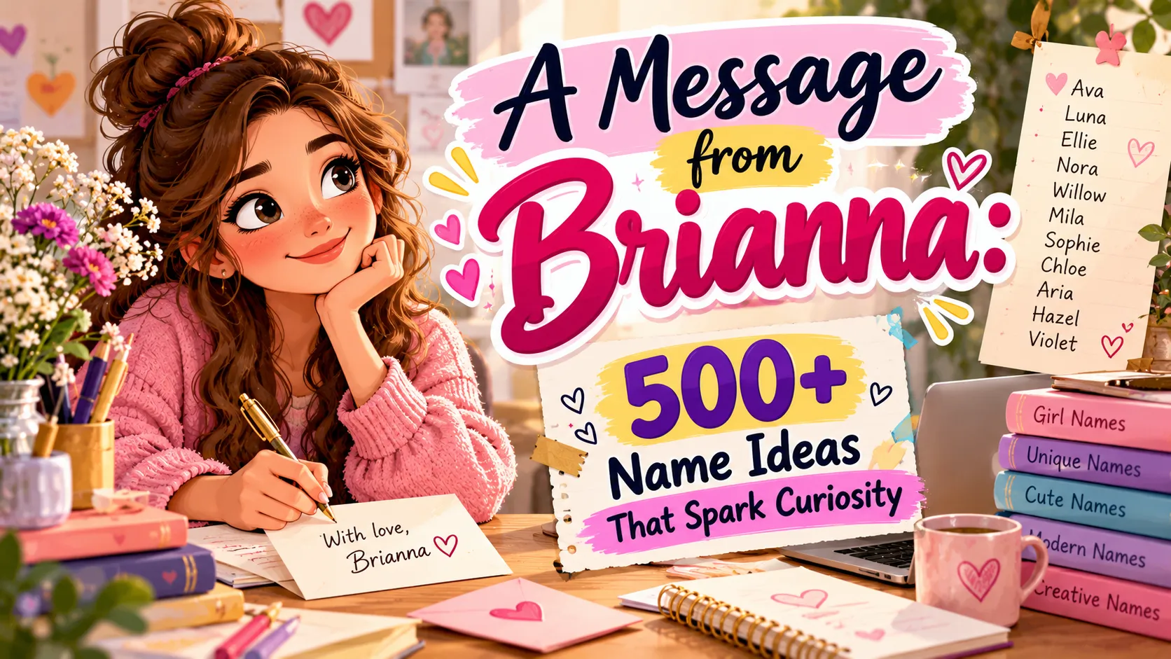 A Message from Brianna: 500+ Name Ideas That Spark Curiosity