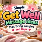 Simple Get Well Message Ideas That Bring Comfort and Hope 💖
