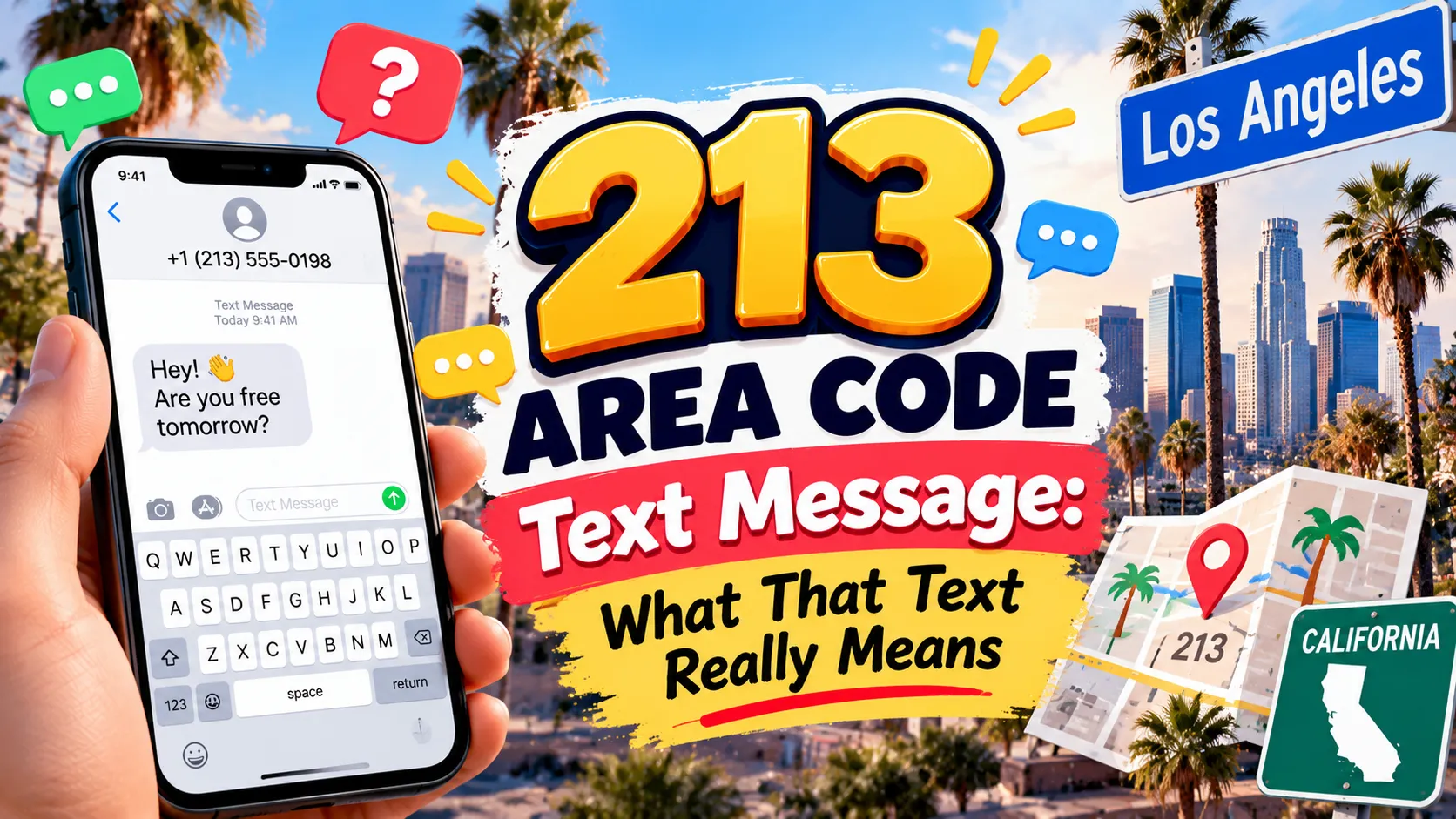 213 Area Code Text Message: What That Text Really Means 📱