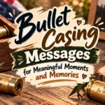 Bullet Casing Messages for Meaningful Moments and Memories