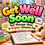 Get Well Soon Text Message Ideas to Brighten Someone’s Day 💌
