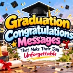 Graduation Congratulations Messages That Make Their Day Unforgettable ✨