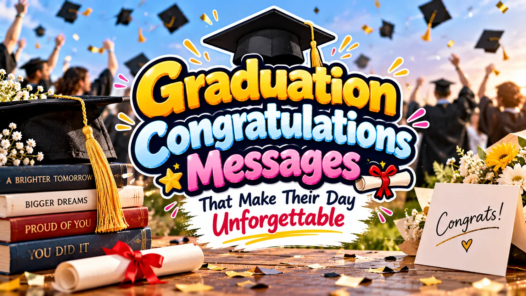Graduation Congratulations Messages That Make Their Day Unforgettable ✨
