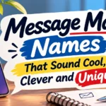 Message Man Names That Sound Cool, Clever and Unique