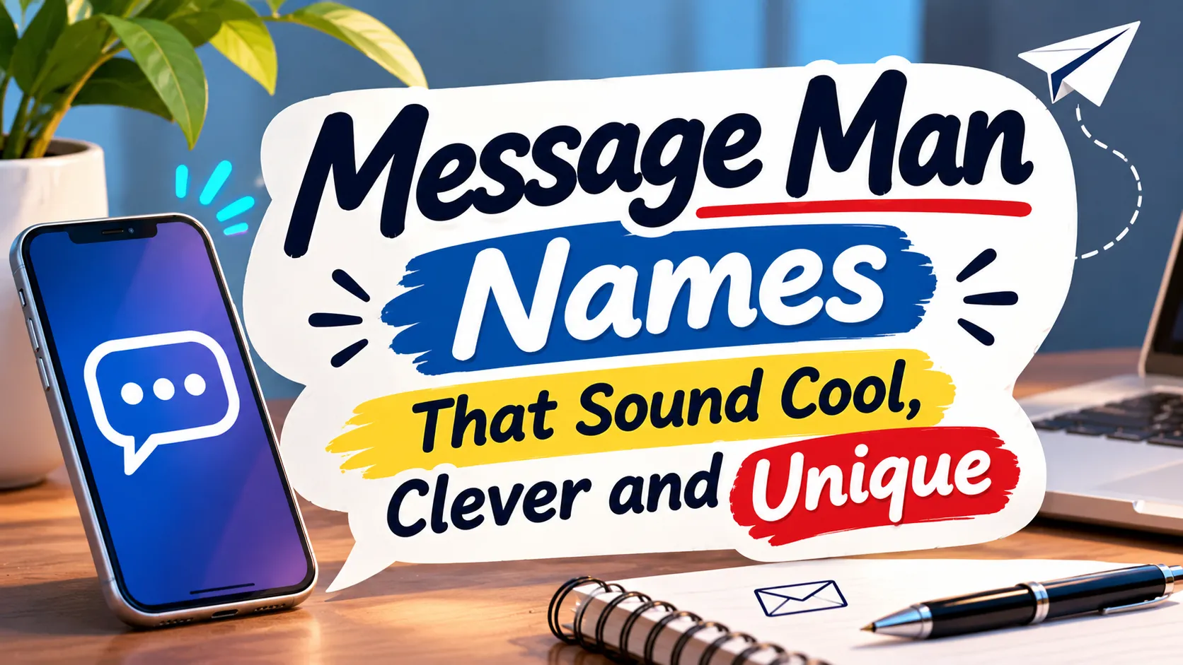 Message Man Names That Sound Cool, Clever and Unique