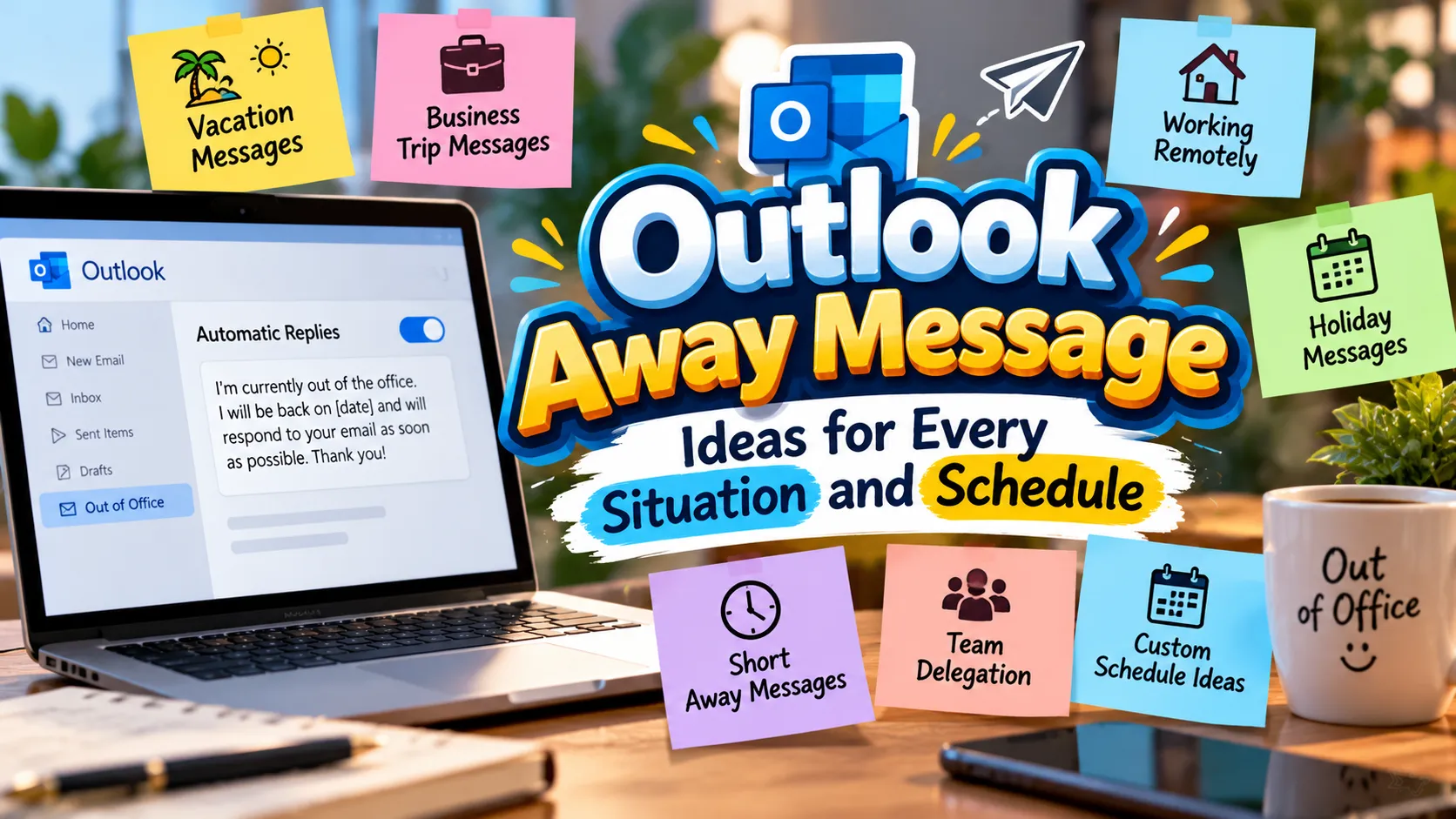 Outlook Away Message Ideas for Every Situation and Schedule