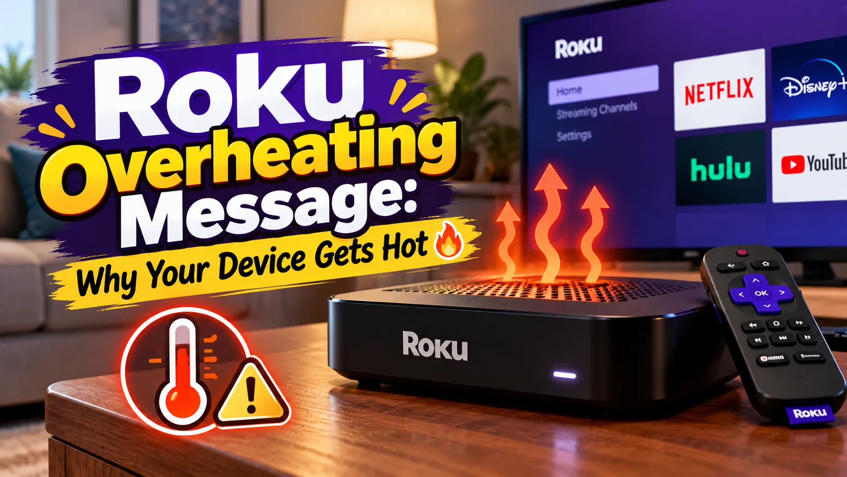 Roku Overheating Message: Why Your Device Gets Hot🔥