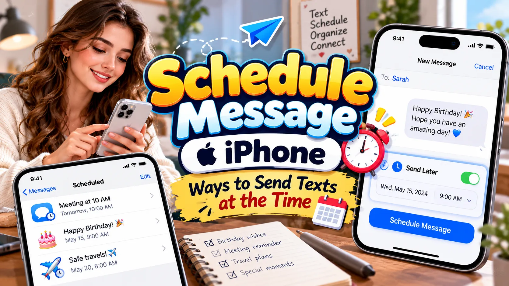 Schedule Message iPhone: Ways to Send Texts at the Time 📱